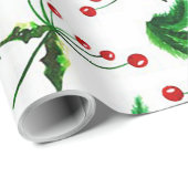 Weihnachtskaktus Wrapping Paper Geschenkpapier (Rolleneckpunkt)