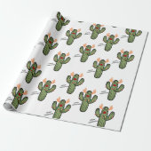Weihnachtskaktus Wrapping Paper Geschenkpapier (Ungerollt)