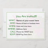 Weihnachtskaktuss-Nahaufnahme-Fotografie-Einladung Einladung (Rückseite)