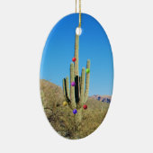 Weihnachtskaktuss-Verzierung Keramik Ornament (Rechts)
