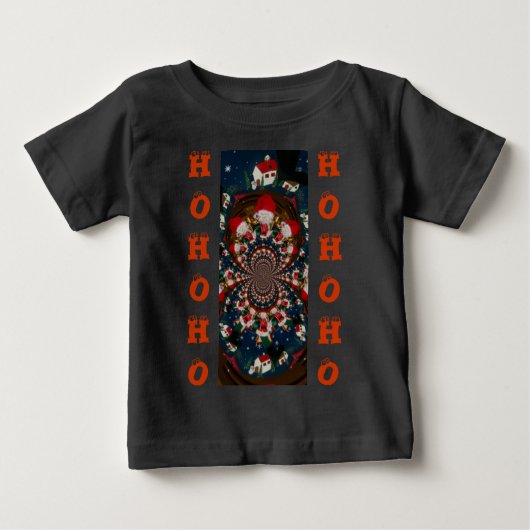 Weihnachtskaleidoskop Baby T-shirt (Vorderseite)