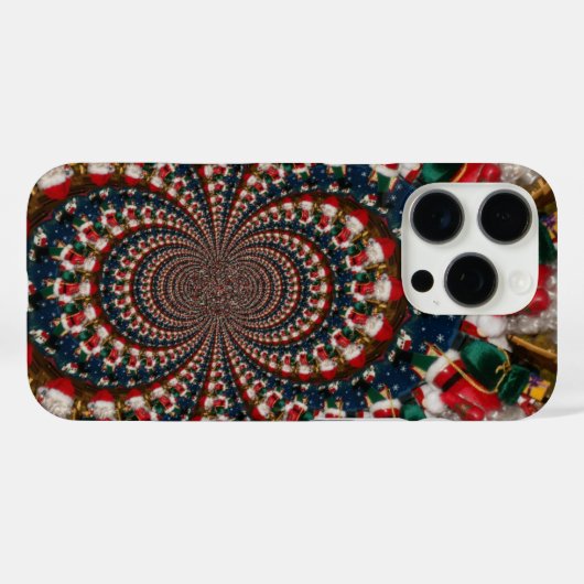 Weihnachtskaleidoskop Case-Mate iPhone Hülle (Rückseite (Horizontal))