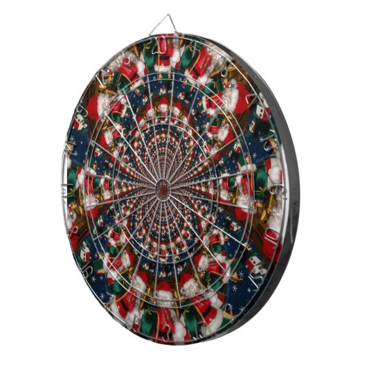 Weihnachtskaleidoskop Dartscheibe (Vorderseite rechts)