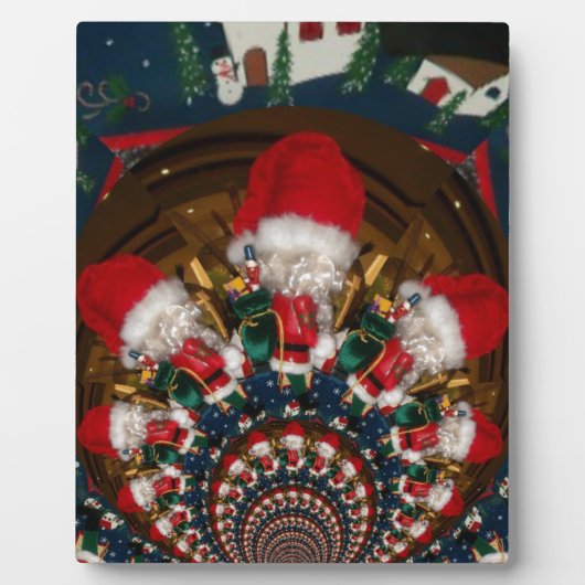 Weihnachtskaleidoskop Fotoplatte (Vorderseite)