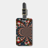 Weihnachtskaleidoskop Gepäckanhänger (Vorderseite vertikal)