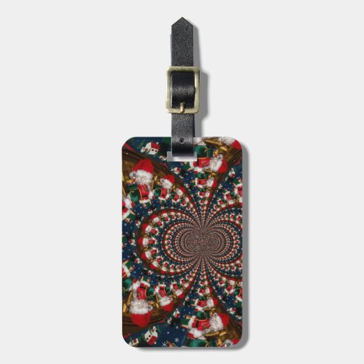 Weihnachtskaleidoskop Gepäckanhänger (Vorderseite vertikal)
