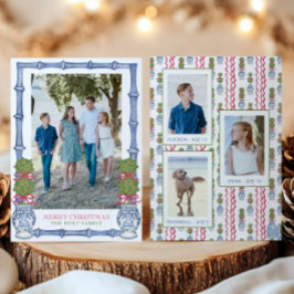 Weihnachtskalender Bambus Foto Feiertagskarte