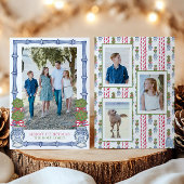 Weihnachtskalender Bambus Foto Feiertagskarte