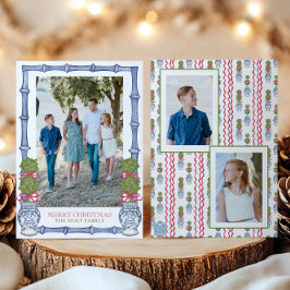 Weihnachtskalender Bambus Foto Feiertagskarte