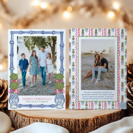 Weihnachtskalender Bambus Foto Feiertagskarte