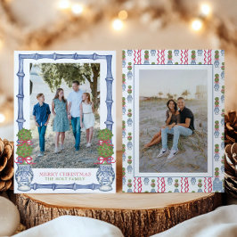 Weihnachtskalender Bambus Foto Feiertagskarte