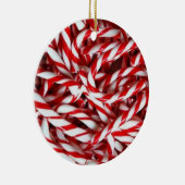 Weihnachtskalender, Candy Cane Keramik Ornament (Rechts)