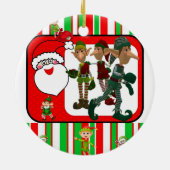 Weihnachtskalender, Elf Keramik Ornament (Hinten)