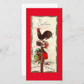 Weihnachtskalender Feiertagskarte (Vorne/Hinten)