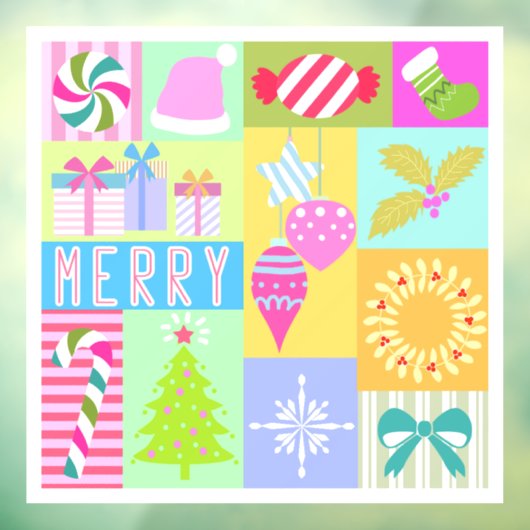 Weihnachtskalender Fensteraufkleber (Blatt 3)