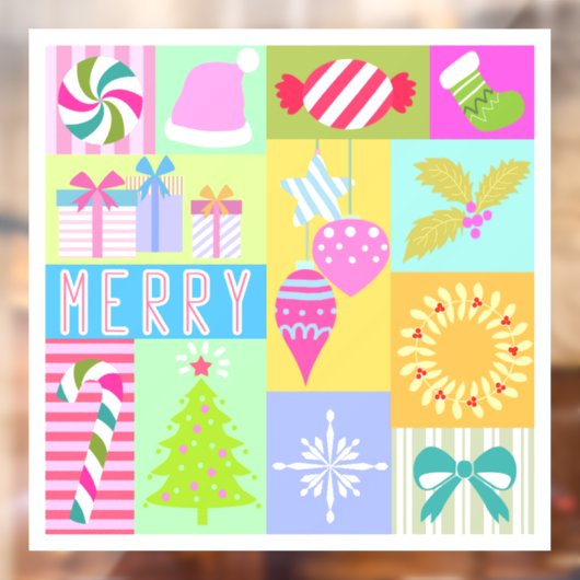 Weihnachtskalender Fensteraufkleber (Blatt 2)