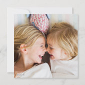 Weihnachtskalender | Foto Ferienkarte Feiertagskarte (Rückseite)
