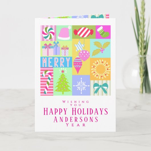 Weihnachtskalender Foto Grußkarten Dankeskarte (Vorderseite)