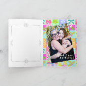 Weihnachtskalender Foto Grußkarten Dankeskarte (Innenseite)