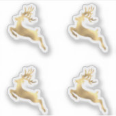 Weihnachtskalender für Hirsche Winterantler Aufkleber (Vorderseite)