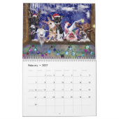 Weihnachtskalender für Neujahr Kalender (Feb 2027)