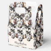Weihnachtskalender für Pferde in schwarz und gold Geschenkschachtel (Geöffnet)
