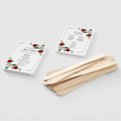 Weihnachtskalender für Rote und Weiße Rose Fächer (Non-assembled)