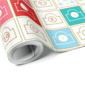 Weihnachtskalender Geschenkpapier (Rolleneckpunkt)