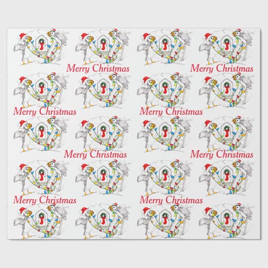 Weihnachtskalender Geschenkpapier (Flach)