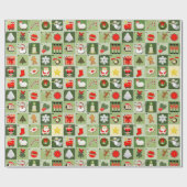 Weihnachtskalender Geschenkpapier (Flach)