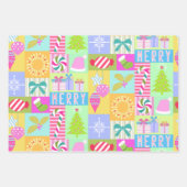 Weihnachtskalender Geschenkpapier Set (Vorderseite 2)