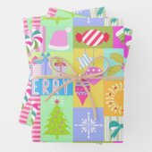 Weihnachtskalender Geschenkpapier Set (Beispiel)