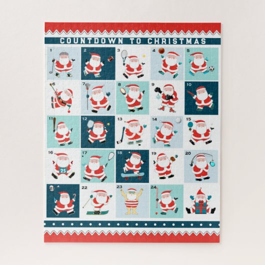 Weihnachtskalender Jigsaw Puzzle (Vertikal)