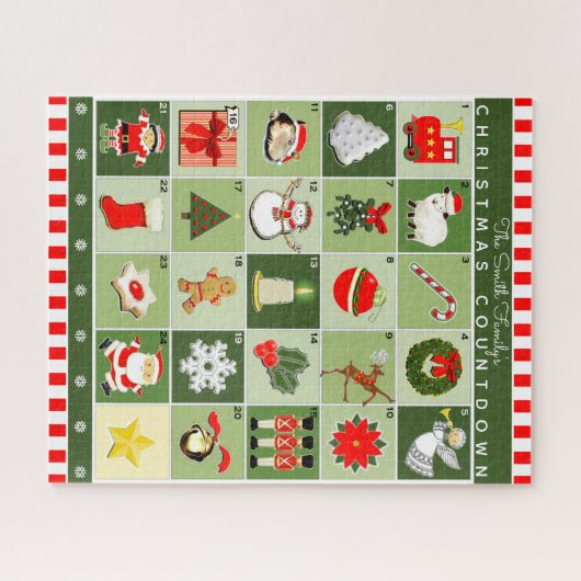 Weihnachtskalender Jigsaw Puzzle (Horizontal)