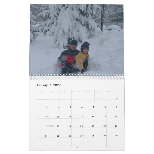 Weihnachtskalender Kalender (Jan 2027)