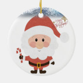 Weihnachtskalender Keramik Ornament (Hinten)