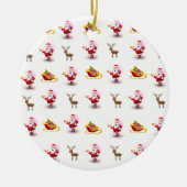 Weihnachtskalender Keramik Ornament (Vorne)