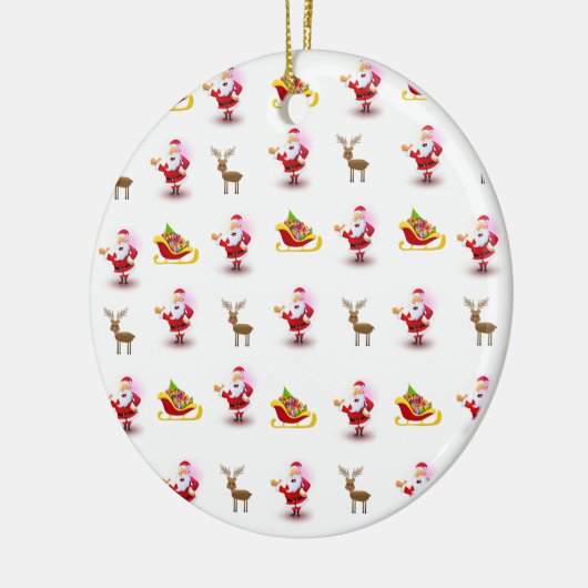 Weihnachtskalender Keramik Ornament (Links)