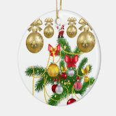 Weihnachtskalender Keramik Ornament (Links)