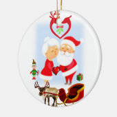 Weihnachtskalender Keramik Ornament (Links)