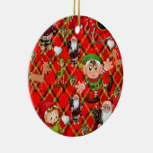 Weihnachtskalender Keramik Ornament (Rechts)