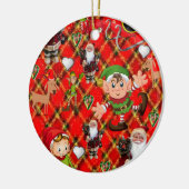 Weihnachtskalender Keramik Ornament (Links)