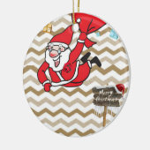 Weihnachtskalender Keramik Ornament (Links)