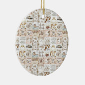 Weihnachtskalender Keramik Ornament (Rechts)