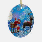 Weihnachtskalender Keramik Ornament (Rechts)