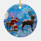 Weihnachtskalender Keramik Ornament (Hinten)
