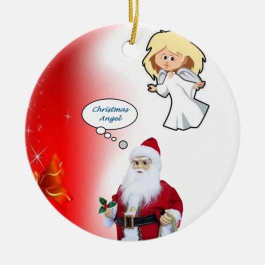 Weihnachtskalender Keramik Ornament (Vorne)