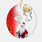 Weihnachtskalender Keramik Ornament (Links)