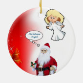 Weihnachtskalender Keramik Ornament (Hinten)