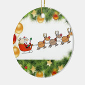 Weihnachtskalender Keramik Ornament (Links)